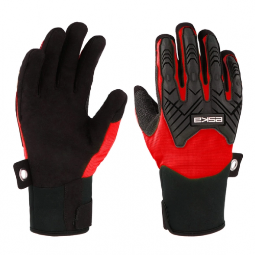 ESKA FORCE 2 – tehničke/spasilačke rukavice s dugom manžetom, reznom zaštitom i 3D zaštitom zglobova (touch kompatibilne)