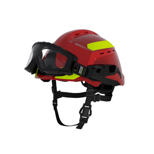 MSA SAFETY - F2XR kaciga za šumske požare i tehničko spašavanje EN 16471 sa zaštitnim naočalama